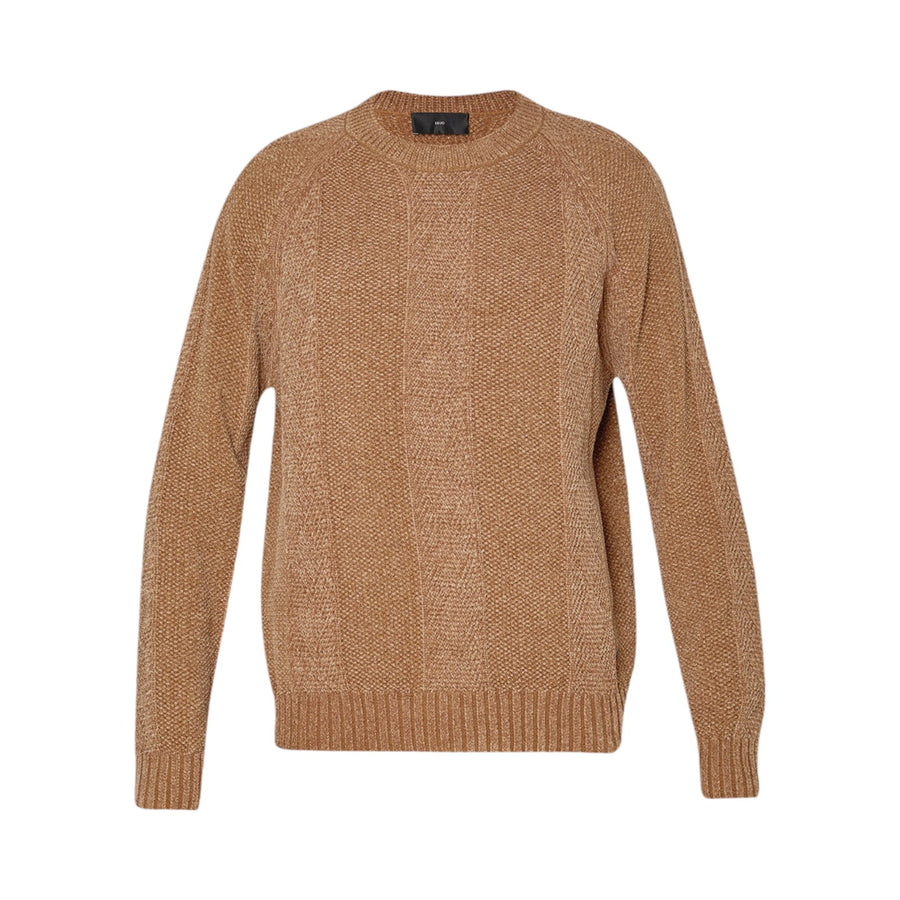 Maglia uomo jacquard in lana e cashmere