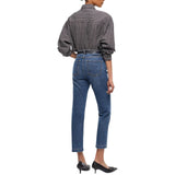 Jeans donna slim cropped
