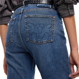 Jeans donna slim cropped