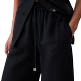 Pantaloni donna in misto lino