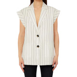 Gilet donna  in misto lino