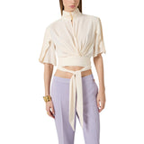 Blusa donna in georgette di viscosa