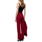 Pantaloni donna con piega stirata
