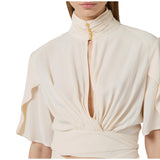 Blusa donna in georgette di viscosa