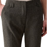 Pantaloni donna a sigaretta in tweed
