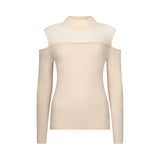 Maglia donna con inserti in mesh