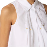 Camicia donna in popeline di cotone