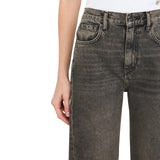Jeans donna boyfriend con glitter