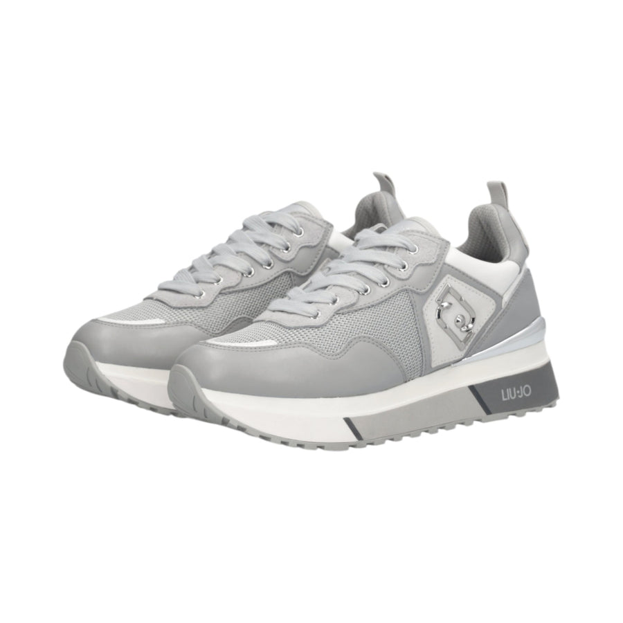 Sneakers donna in pelle e mesh