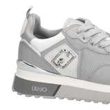 Sneakers donna in pelle e mesh