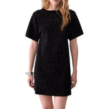 Abito donna in maglia con strass