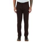 Pantaloni uomo slim-fit da completo in punto milano