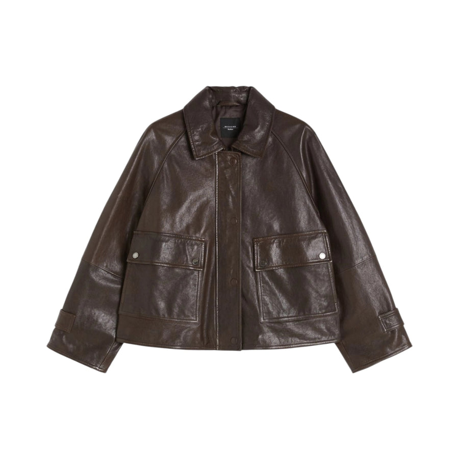 Giacca donna a camicia in nappa