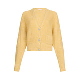 Cardigan donna con bottoni gioiello