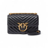 Borsa a tracolla piccola Love Bag in nappa matelassé