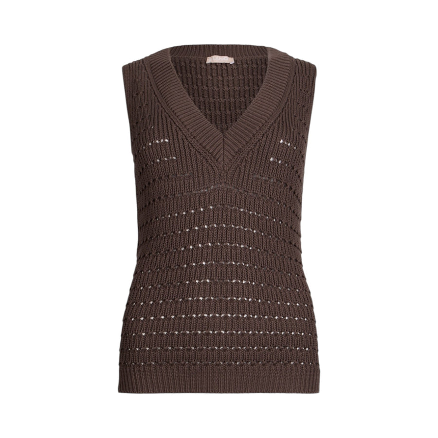 Gilet donna in maglia