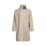 Cappotto donna in maglia bouclé