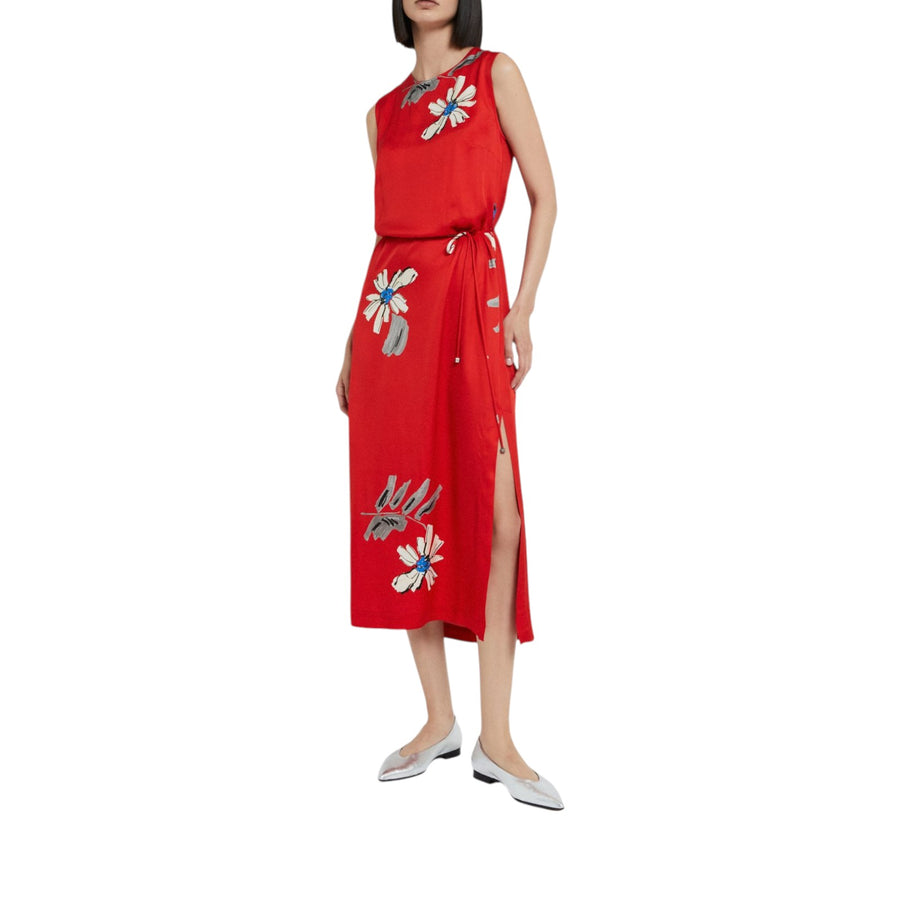 Abito donna midi in viscosa