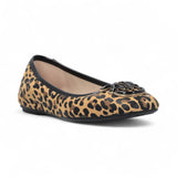 Ballerine donna stampa animalier con logo Love Birds