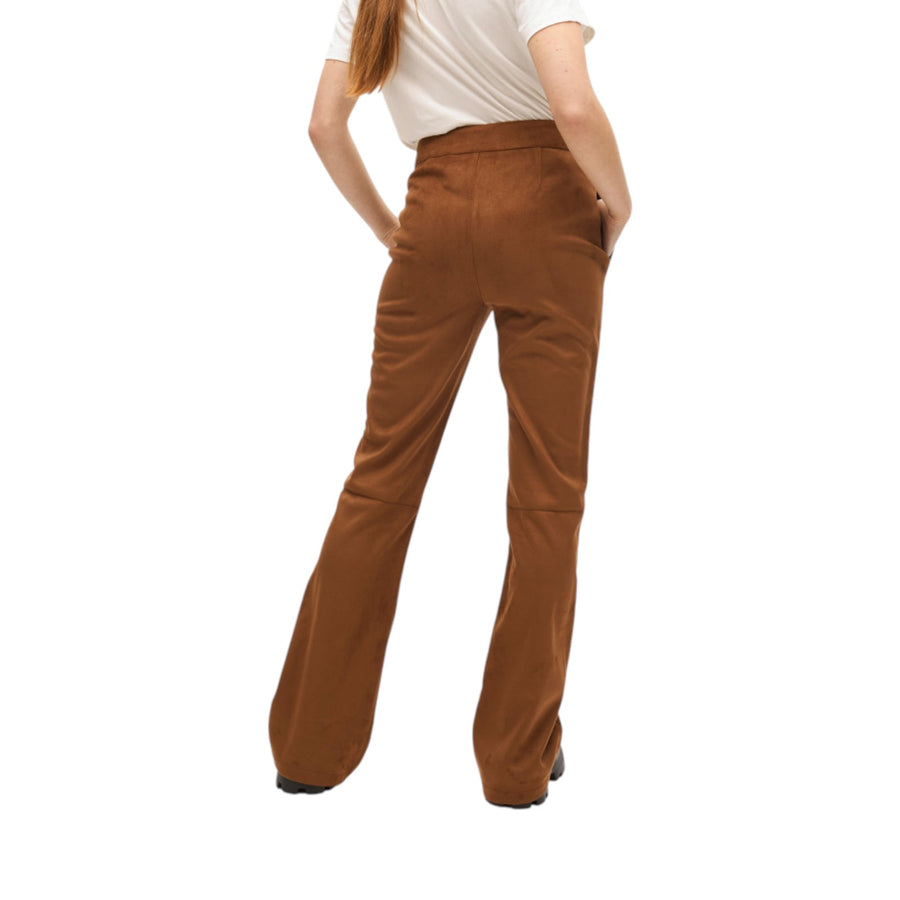 Pantaloni donna a Zampa in Antelina