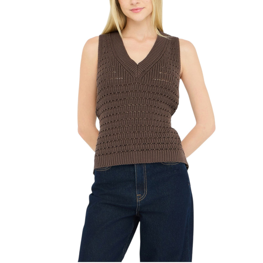 Gilet donna in maglia