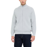 Cardigan uomo in cotone con zip