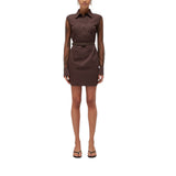 Abito donna in cotone e pizzo
