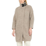 Cappotto donna in maglia bouclé