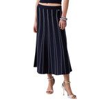 Gonna donna midi in maglia