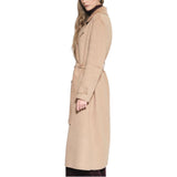 Trench donna in panno misto lana