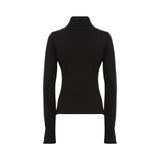 Maglia donna con colletto misto viscosa