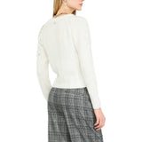 Cardigan donna in lana con strass