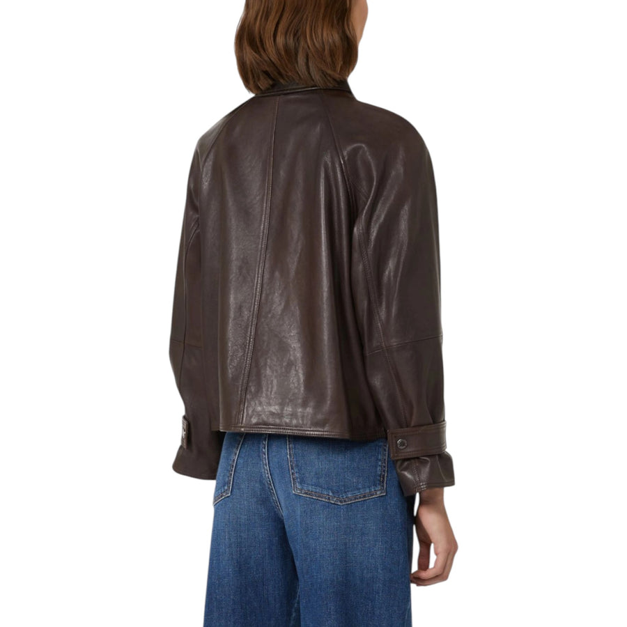 Giacca donna a camicia in nappa