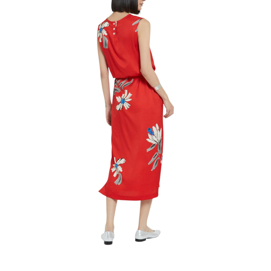 Abito donna midi in viscosa