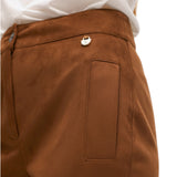 Pantaloni donna a Zampa in Antelina