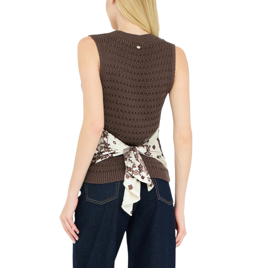Gilet donna in maglia