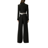 Giacca donna  cropped con dettagli in satin