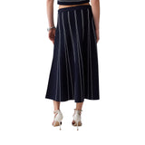 Gonna donna midi in maglia