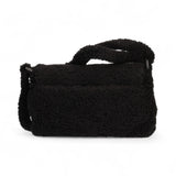 Tracolla donna in morbido tessuto nera