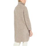 Cappotto donna in maglia bouclé