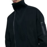 Bomber uomo over con doppia chiusura