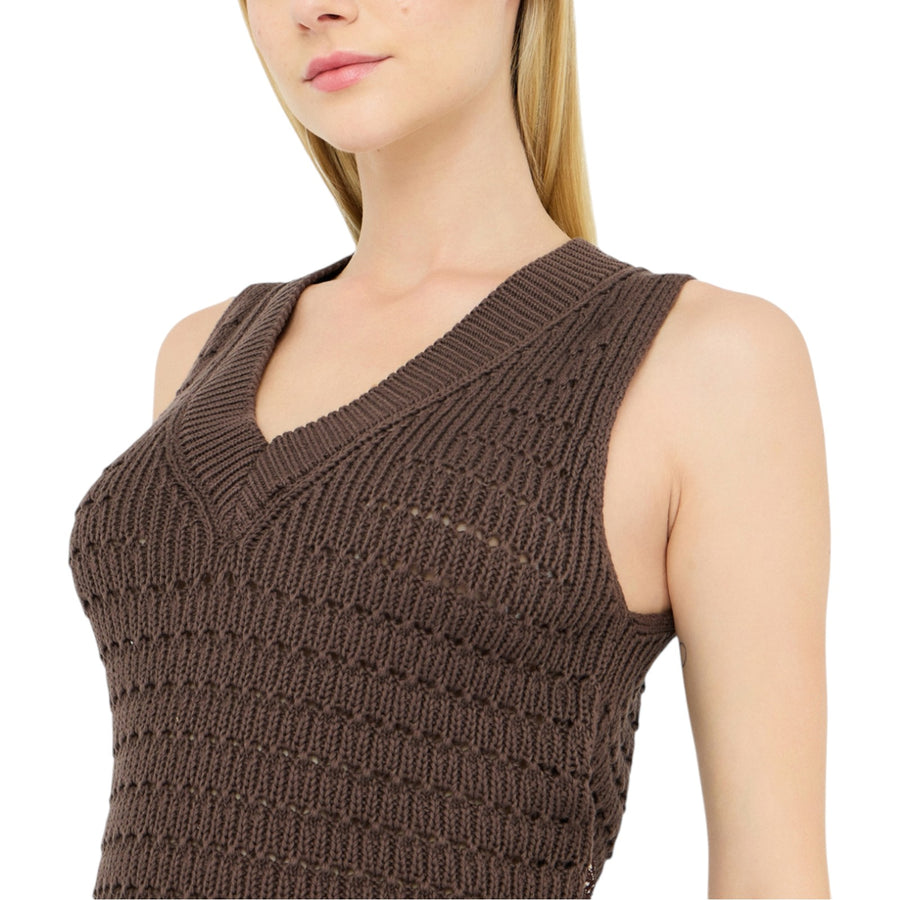 Gilet donna in maglia