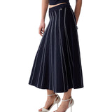Gonna donna midi in maglia