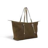 Borsa donna tote in suede con dettagli texani