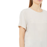 T-shirt donna in viscosa a maniche corte