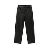 Pantalone donna in ecopelle