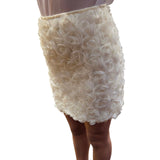 Minigonna donna con rose