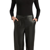 Pantalone donna in ecopelle