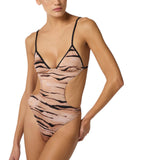 Costume donna con stampa tigre