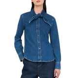 Camicia donna in denim